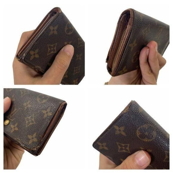Authentic Louis Vuitton Wallet Porte Monnaie Billet Bifold Monogram LV Vintage - Picture 5 of 11